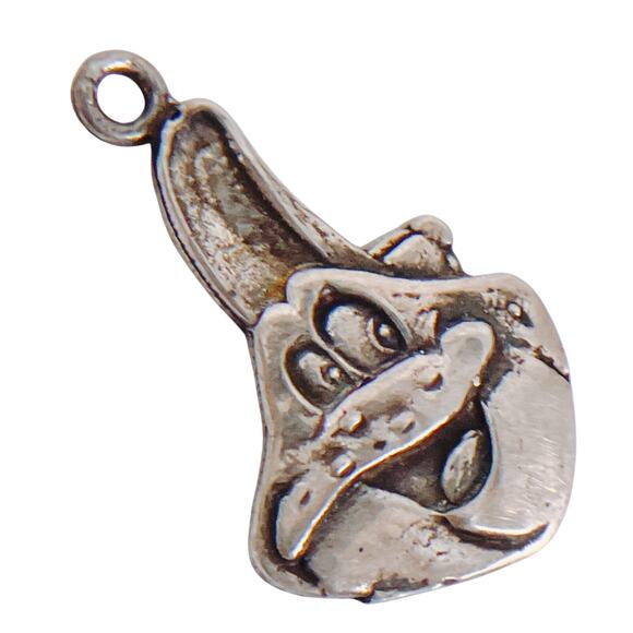 VTG Sterling Silver Digem Frog Pendant Charm Licensed Collectible Honey Smacks - Picture 3 of 10